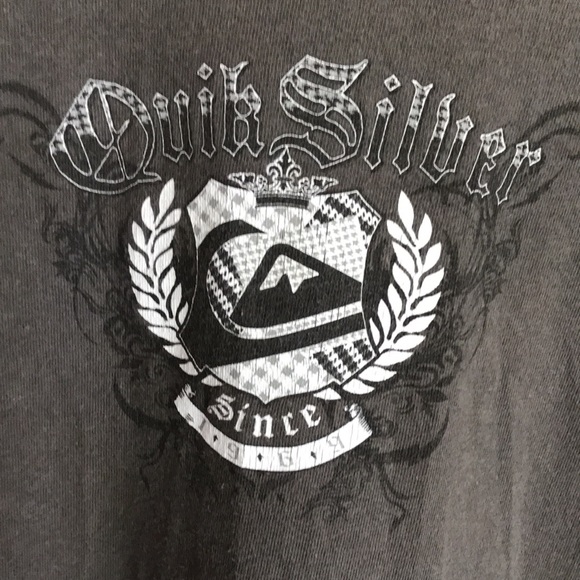 QUIKSILVER MENS GRAPHIC TEE EUC! Size L - Picture 2 of 6